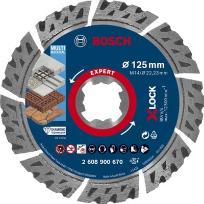 Drive Angle Grinder Expert X-lock Diamant-trennscheibe ''multimaterial'', Ø 125MM For Kleine Winkelschleifer — image 1