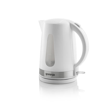 Gorenje Kettle K17WE, Eléctrico, Capacity 1,7 L, Power 2200W, Plastic Metal White — image 1