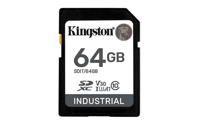 Kingston Card SD Industrial 64GB Sdxc, Sdit/64GB