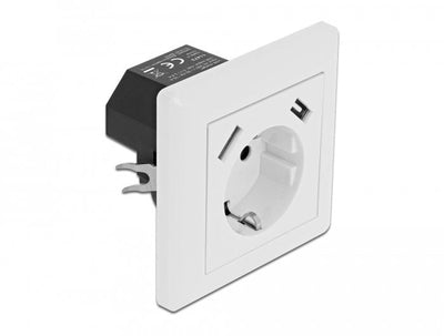 Delock Plug Integrado With 2 Ports Charging USB Type a 2,8A — image 1