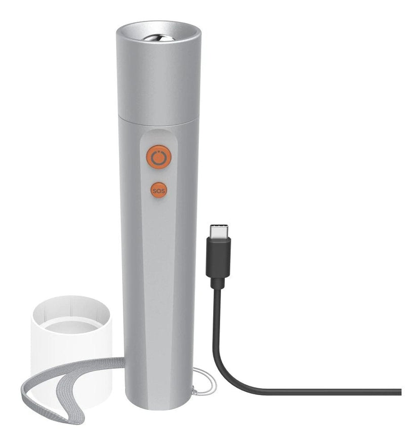 Hama FL350-C Silver Linterna Mano LED