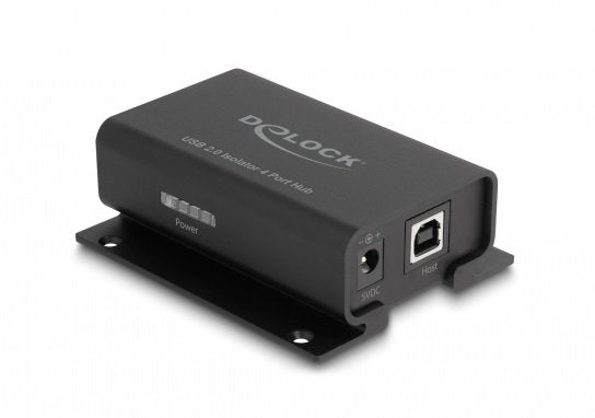 Delock 64226 Concentrador Aislador USB 2.0 4 Ports With Aislamiento 5 Kv Líneas Datos