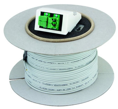 Telegärtner H02082A0004 Cable Fibre Optic And Infiniband 100M Lc 4X Lc White — image 1