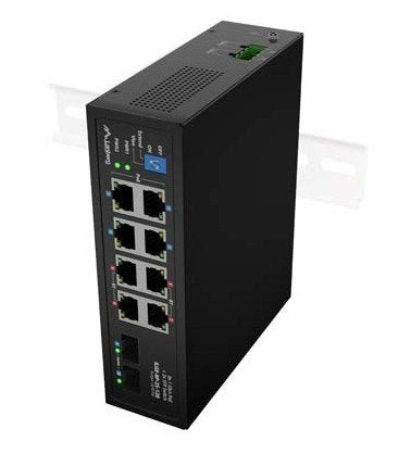 Lanberg Switch Industrial PoE 4XBT 4XAT 2XSFP Din Gigabit Ethernet Without Gestion