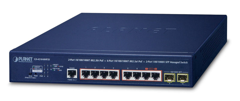 Switch Planet GS-4210-8HP2S