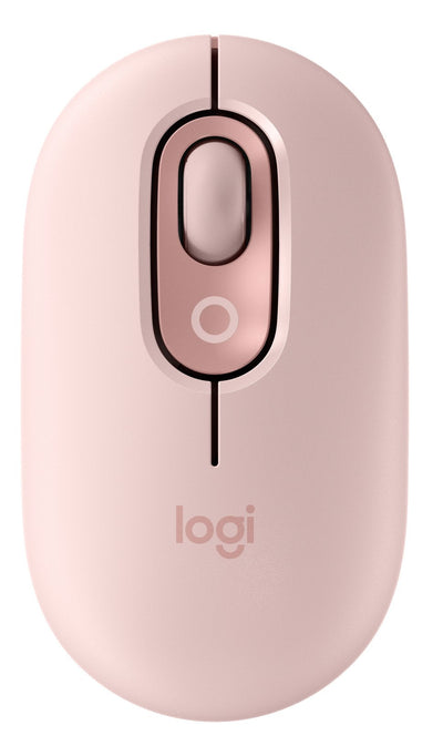 Logitech Pop Mouse, Wireless Mouse Bluetooth Pink — image 1