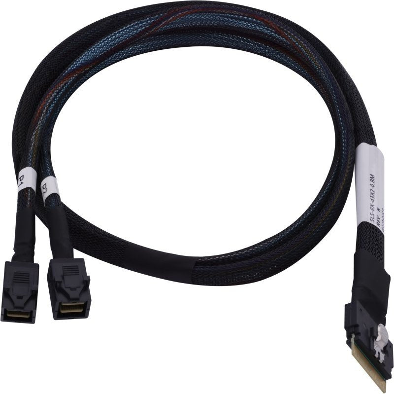 Microchip Technology 2304900-R Cable Serial Attached Scsi (sas) 0,8M Black