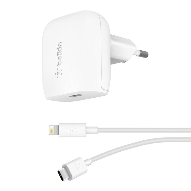 Belkin Charger USB-C 18W And Cable USB-C a Lightning