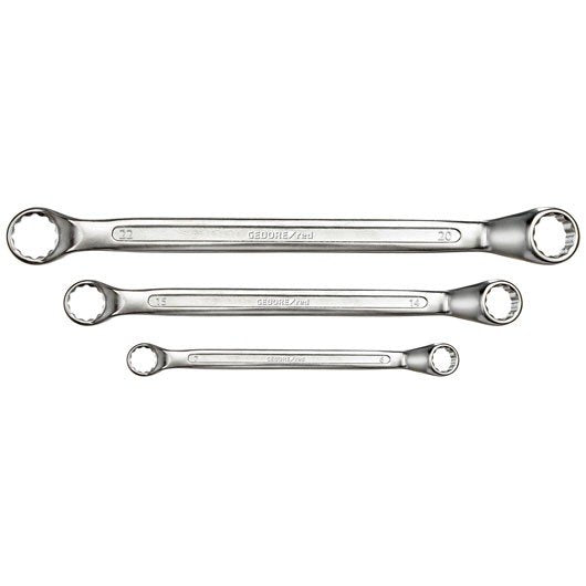 Gedore Set Of Keys Ring Double Red 8 Pieces Keys 3300926