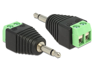 Delock Adapter Stereo Jack 3.5MM Terminal Block 2 Pin — image 1