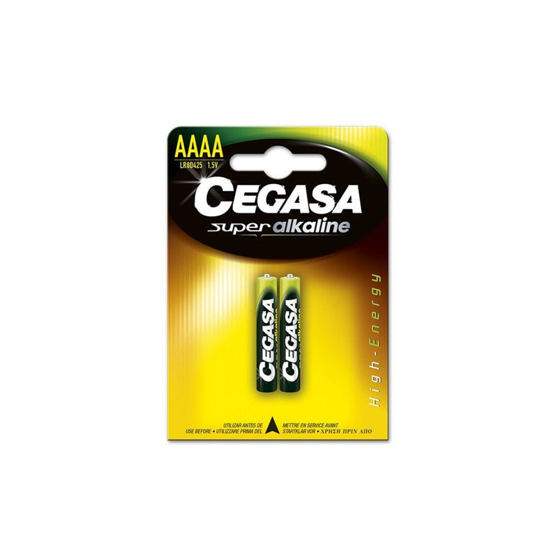 Cegasa Super Alkaline LR8D425 Blister 2 Units - High Tecnologia - Fiabilidad - Elevado Performance - Amplia Ga