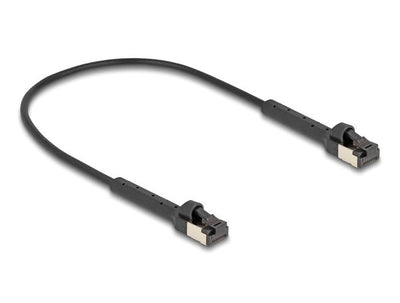 Delock Cable 80932 Network Black 0,25M CAT.6A U/FTP (STP) — image 1