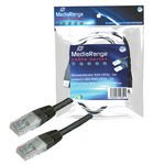 Mediarange Network Cable CAT.6 UTP Black 1.5M — image 1