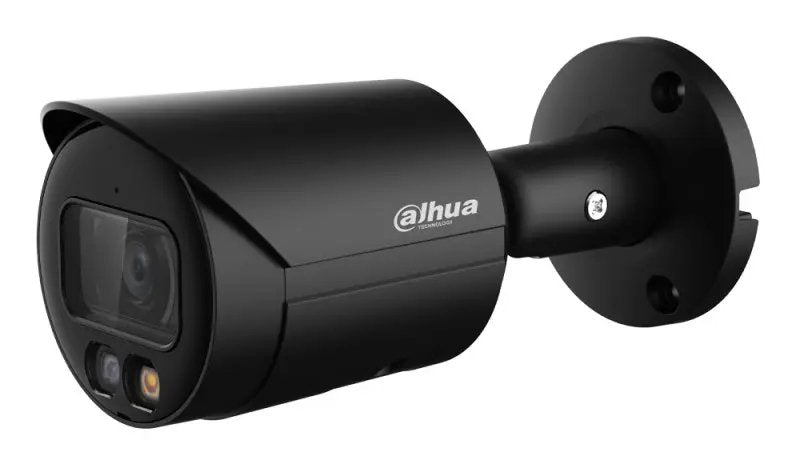 Dahua IPC-HFW2849S-S-IL-0280B-BLACK Camera Network Wizsense Bullet Focal Fixed Smart Dual Light 8MP, Black