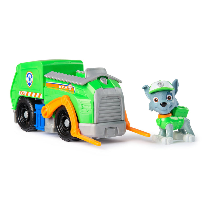 Spin Master Paw Patrol - Camión Reciclaje With Figure Toy Rocky, Vehículo Toy 6071213