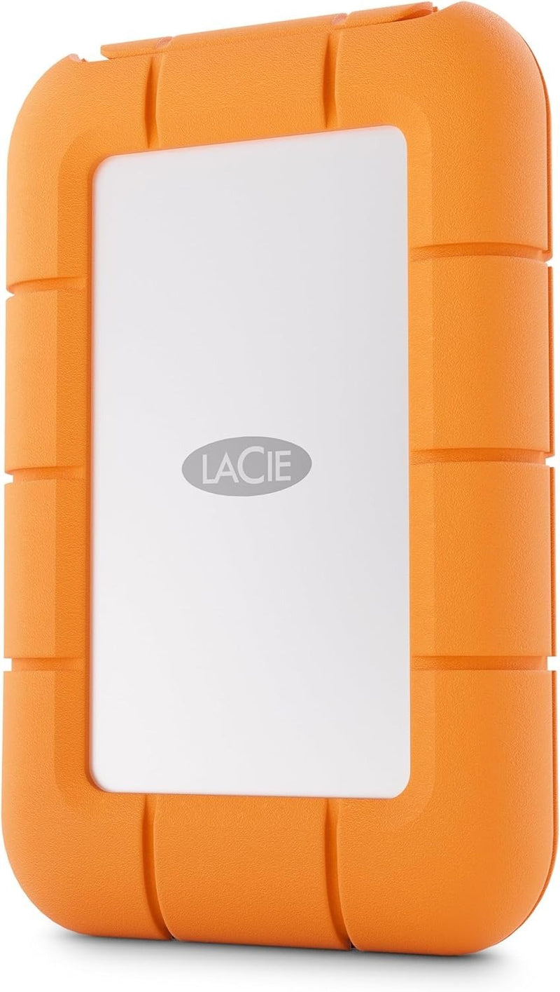 Lacie Hard Drive Rugged Mini SSD External 1TB USB-C 3.2 Orange