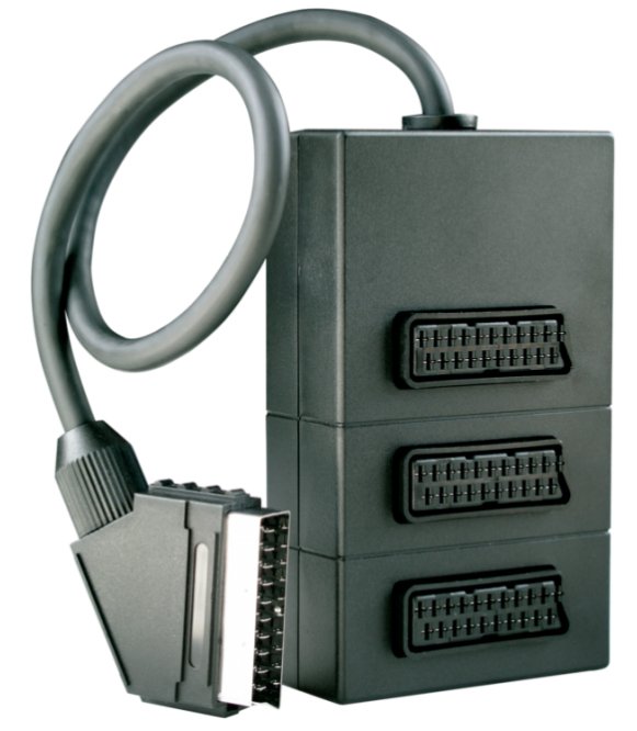 Schwaiger SCV7030 533 Distribuidor Vídeo 1X Scart