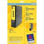 Avery Zweckform Labels Ring Binder 61,0 X 192,0MM Yellow — image 1