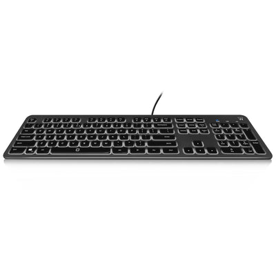 Ewent Keyboard With USB Cable - Disposicion Italiana QWERTY It - Retroiluminacion - Keys Low Perfil And Silenc — image 1