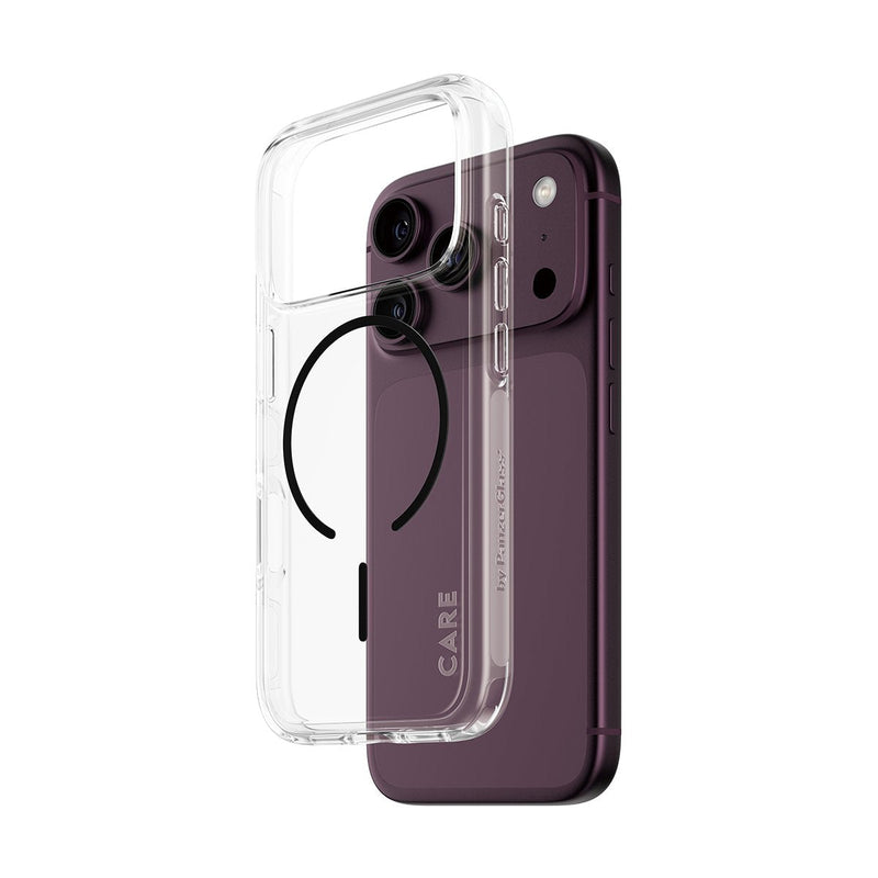 Panzerglass Care By Urban Explorer Case Transparent M. Black Magsafe Iphone 17 Pro