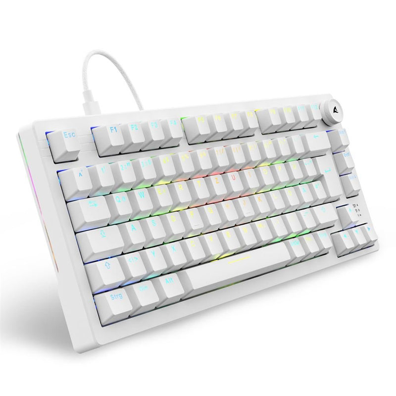 Sharkoon Skiller SGK25, Keyboard Juegos White, De-layout, Huano Network 4044951041817