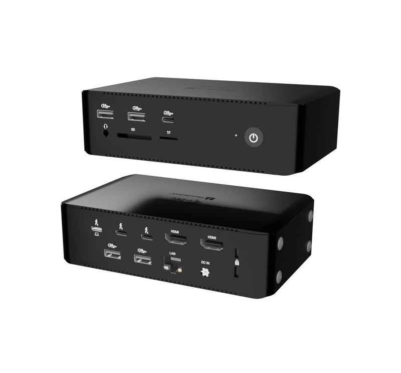 I-tec THUNDERBOLT5 Quattro Display Docking Station, 5x Usb, 2.5 Glan + Power Delivery 140W