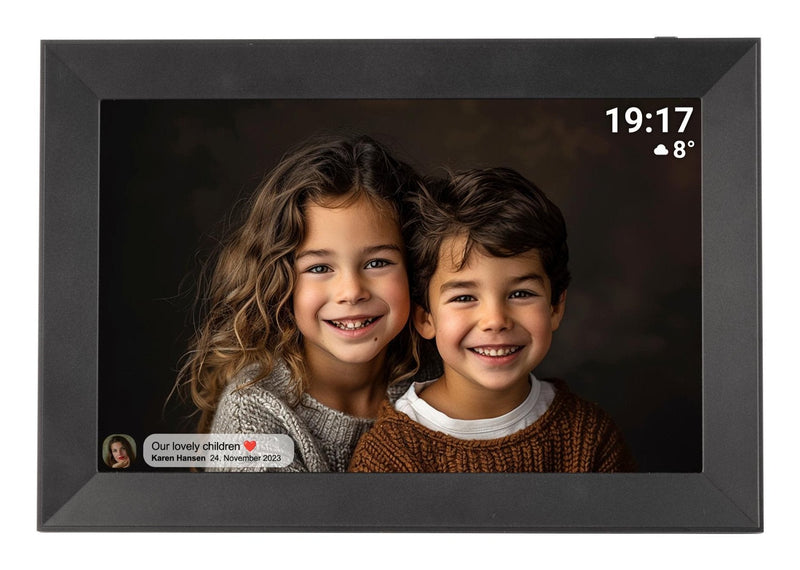 Denver PFF-1012 Frame Fotográfico Digital Black 25,6CM (10.1) Screen Touchscreen Wi-Fi