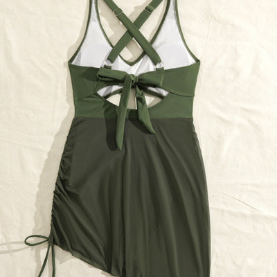 European And American-style Sexy Chic Figure-hugging Womens One-piece Swimsuit