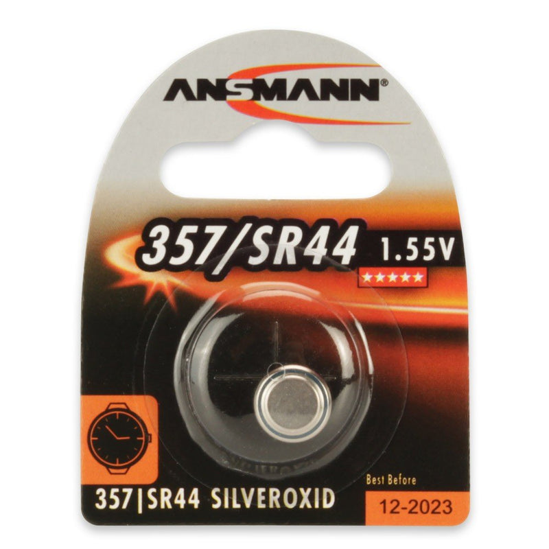Ansmann Battery Button Óxido Silver 1,55V, 357/SR44 (1516-0011), Blíster Piece