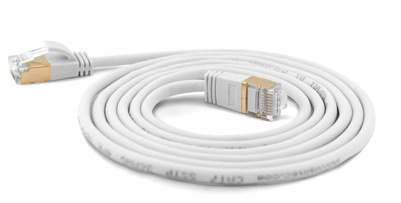 Wantec Network Cable Smp CAT.7 Me. CAT.6A D4MM 0,10M White
