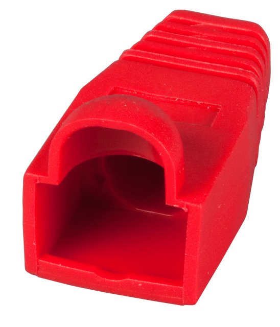 Manguito Antidoblez RJ45 Red With Protector Pestaña, Vpe 100
