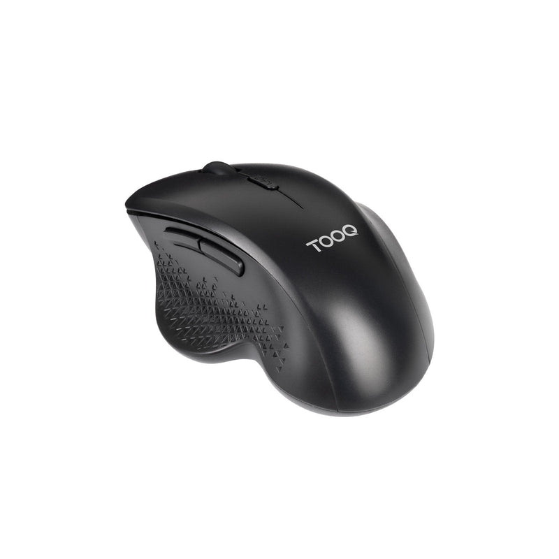 TooQ Mouse Ergonómico Wireless TQMWG-1105-B Up To 1600 DPI