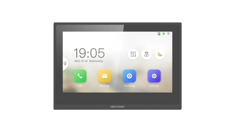 Hikvision DS-KH6351-WTE1( Or -std) Sistema Intercomunicación Video 17,8CM (7) Black