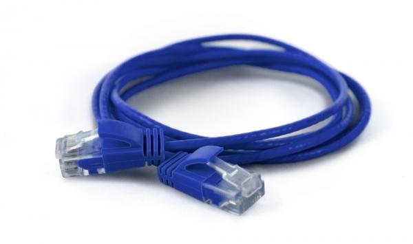 Wantec Cable Network UTP CAT.6A D2,8MM 0,10M Blue