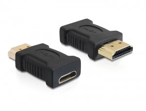 Delock Adapter High Speed HDMI a Male Mini HDMI C Female