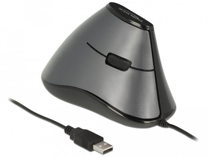 Delock Mouse Ergonomico Verticale Optico 5 Buttons USB 12527
