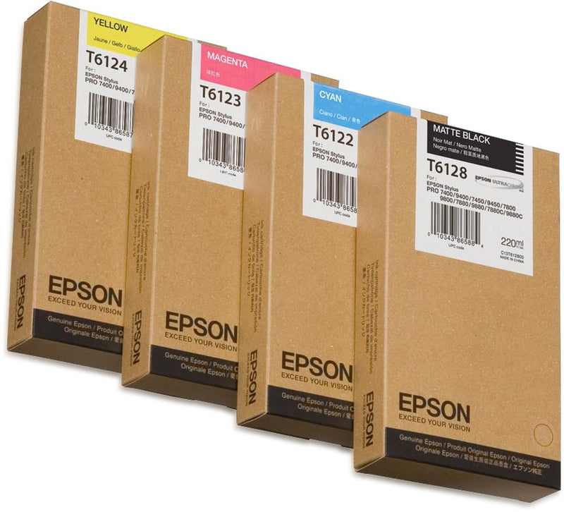 Epson Ink C13T61280N Genuine Black Matte