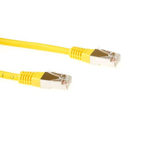 Yellow 15 Meter Lszh SFTP CAT.6 Patch Cable With RJ45 Connectors