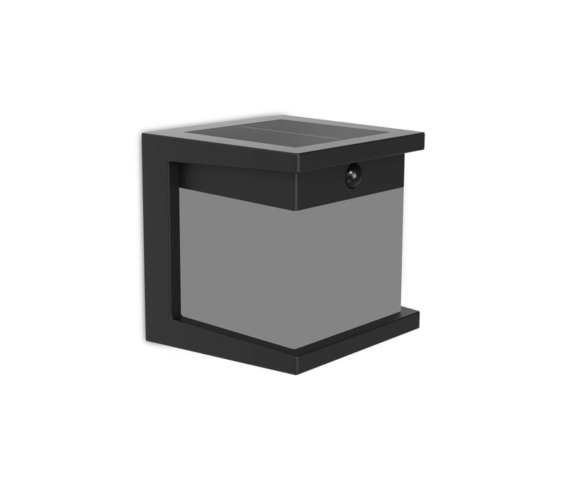 Wall Light LED Solar Diara, Black 3,8W, 400/10 Im, 2700 K