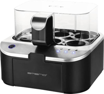 Emerio EB-123177.1 Kettle Huevos Revestimiento Non-stick With Glass Graduado, Libre Bpa Black Silver — image 1