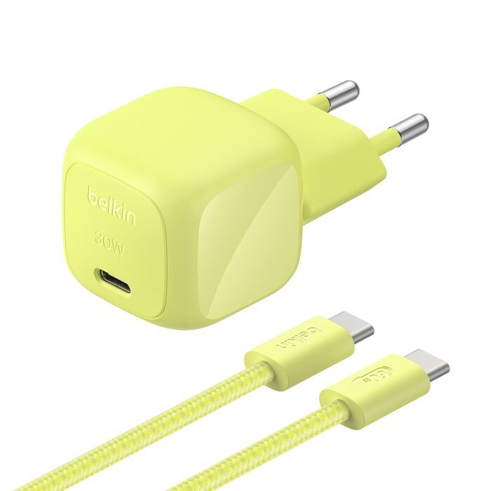 Belkin Boost Charge USB-C/USB-C 30WLAD.PD, Ci + KAB.WCA008KQ2MGR-B6