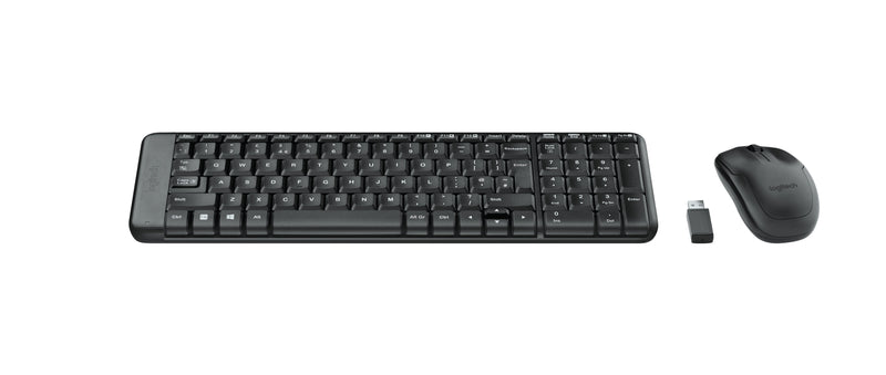 Logitech Inalámbrico Combo MK220JUEGO Teclado Y RATNINALMBRICO2.4 Ghzgriego