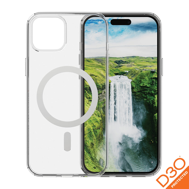 DBRAMANTE1928 Iceland Ultra D3O Ms Case For Iphone 15 Plus Transparent White