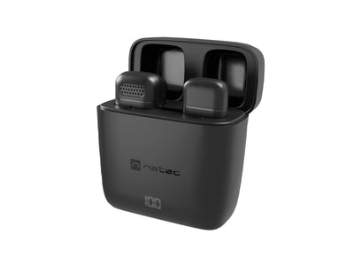 Natec Microphone Smartphone Hopper Lavalier Wireless Lightning — image 1