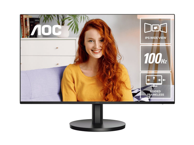 AOC Monitor 23,8 24B3HA2 16:09 HDMI IPS Black Speakers Retail