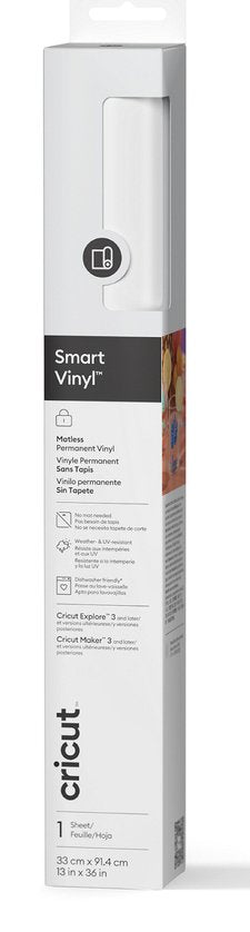 Cricut 2011315 Vinilo Adhesive Permanente White Matte