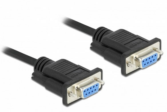 Delock Cable Serie RS-232 D-sub 9 Female a Female Nullmodem 2M