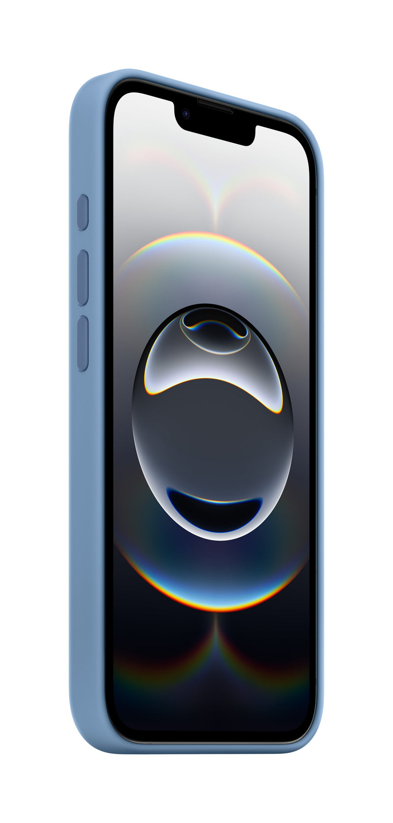 Apple Iphone 16E Silicone Case Winter Blue