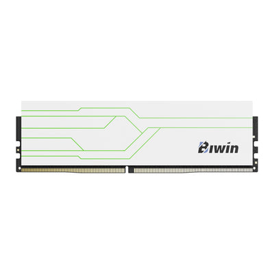 Biwin Memory Acer DDR4 16GB(2X8GB) PC4-25600 3200MHZ HW100 1R8-D16EW CL16 White — image 1