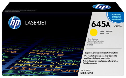 HP Genuine Toner 645A Yellow C9732A — image 1